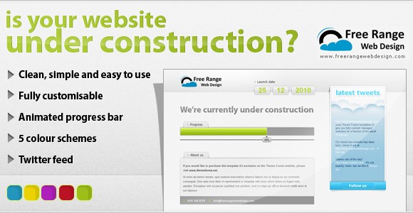 Under construction simple template